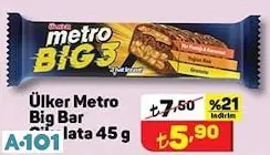 ÜLKER METRO BİG BAR ÇİKOLATA